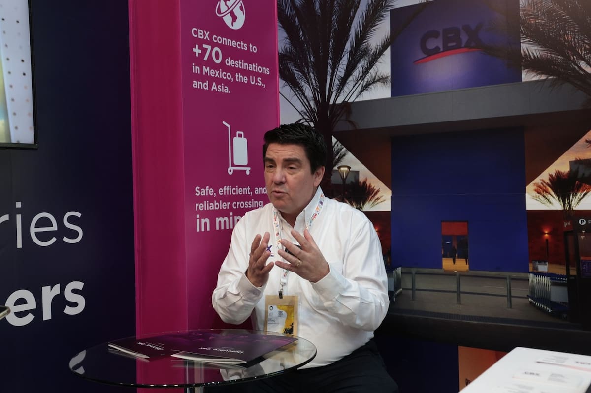 Jorge Goytortúa dijo que antes del CBX el aeropuerto de Tijuana tenía 18 rutas y este año cuenta con 38 rutas domésticas.