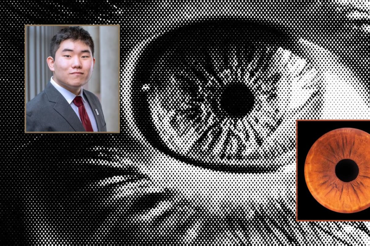 Edward Kang, estudiante de 17 años, desarrolla RetinaMind, una aplicación que analiza imágenes de la retina para identificar patrones asociados con el trastorno del espectro autista y el TDAH