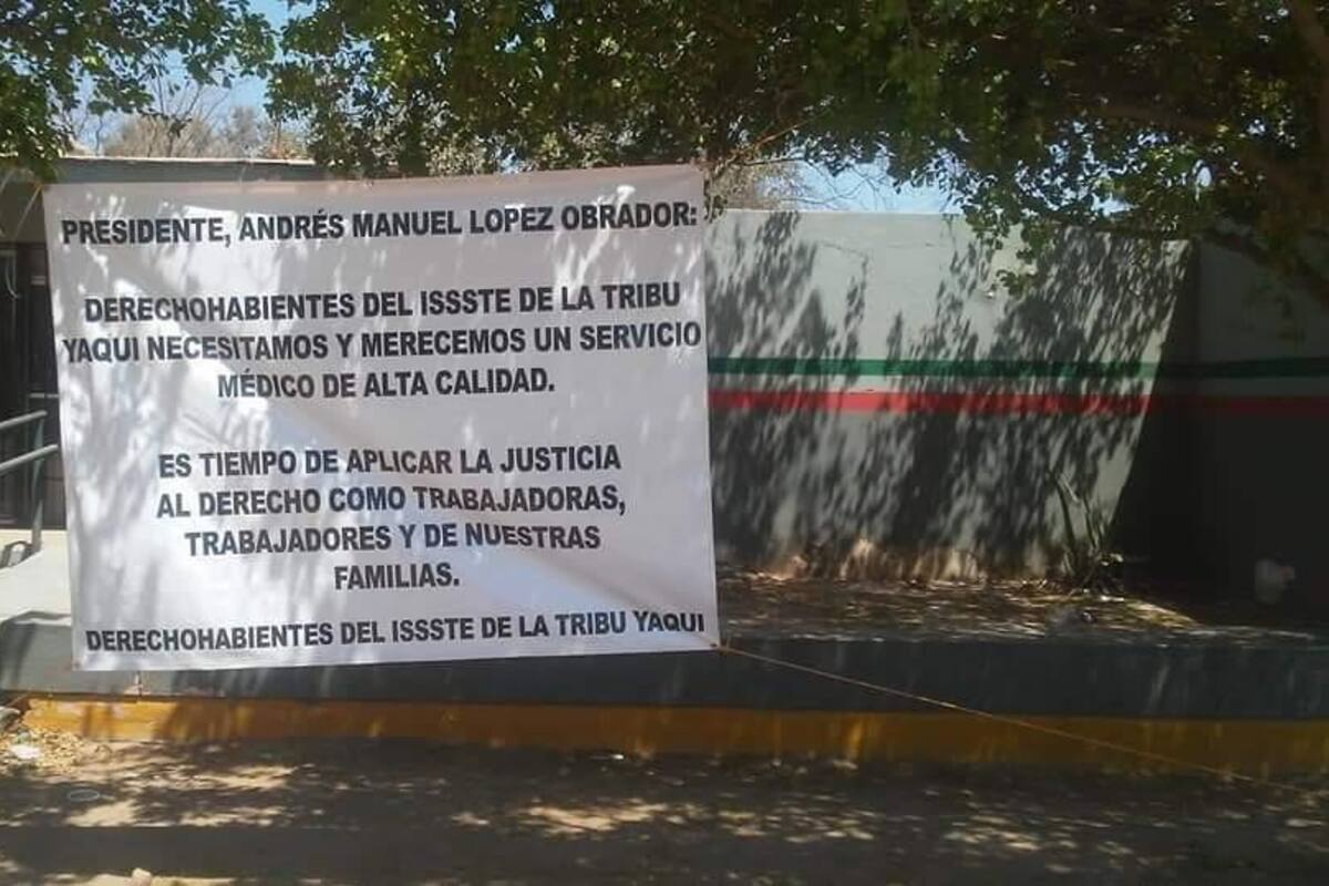 Exige etnia Yaqui servicio médico de calidad en Issste