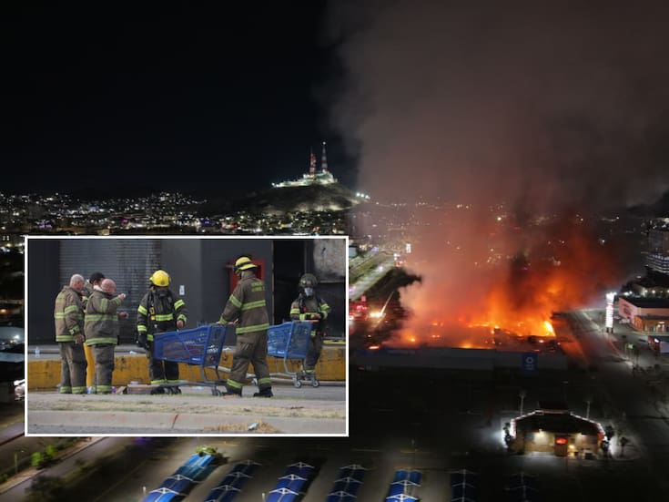 Más de 20 trabajadores fueron evacuados a tiempo durante el incendio de Sam’s Club en Hermosillo; el humo obligó a evacuar Cobach 5, primaria Rosalío Moreno y negocios cercanos como medida preventiva