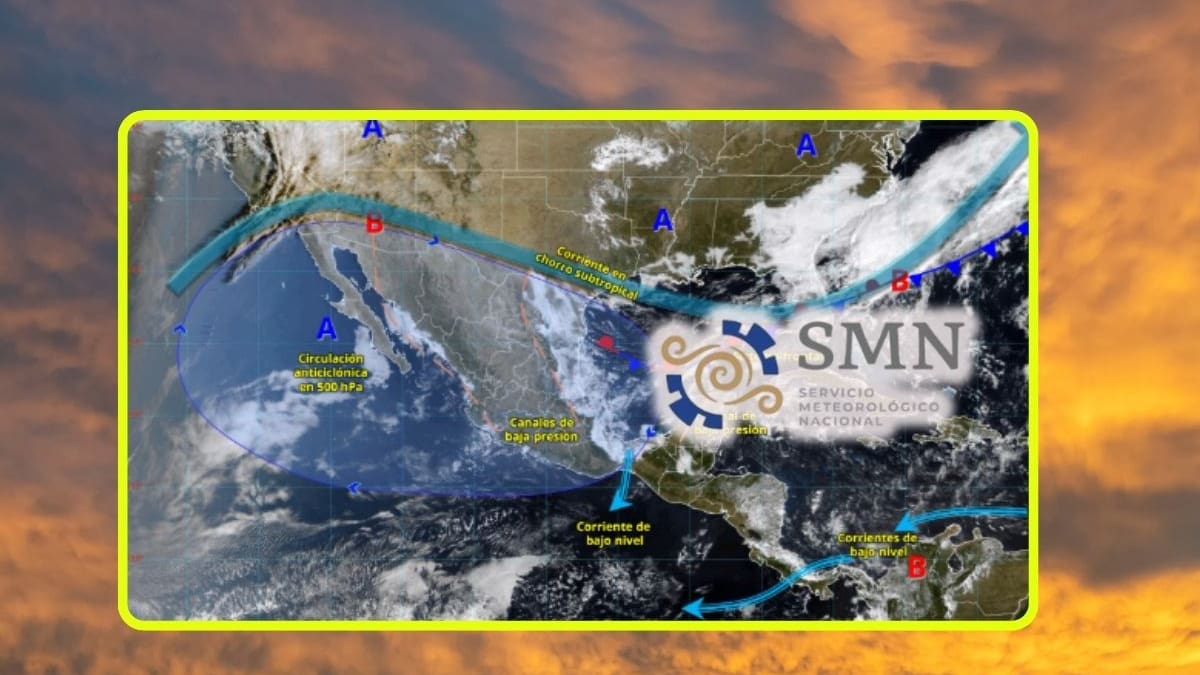 Onda de calor se debilita en estos estados mientras se aproxima nuevo frente frío; lunes y martes habrá lluvias y fuertes vientos de hasta 70 km/h en estos estados, advierte el SMN
