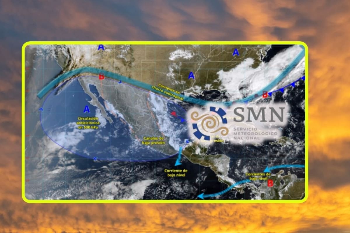 Onda de calor se debilita en estos estados mientras se aproxima nuevo frente frío; lunes y martes habrá lluvias y fuertes vientos de hasta 70 km/h en estos estados, advierte el SMN