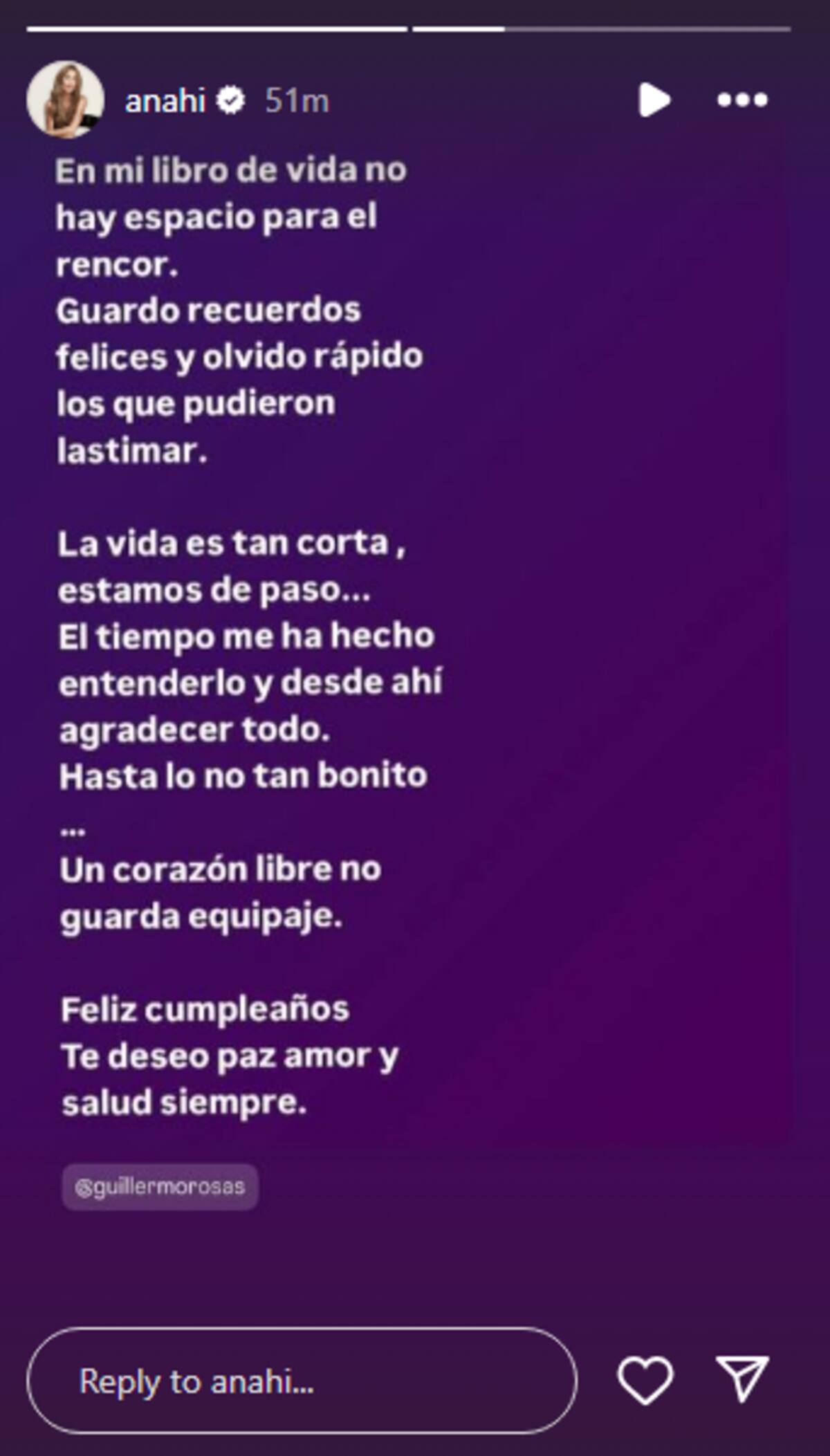 Anahí felicitó al ex manager de RBD