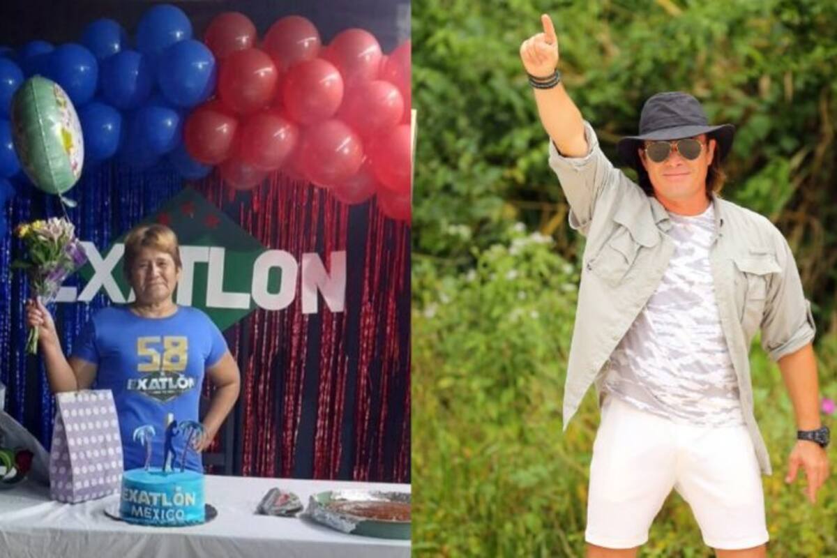 ¡Fan colosal! Mujer cumple 58 años y lo celebra al estilo "Exatlón"