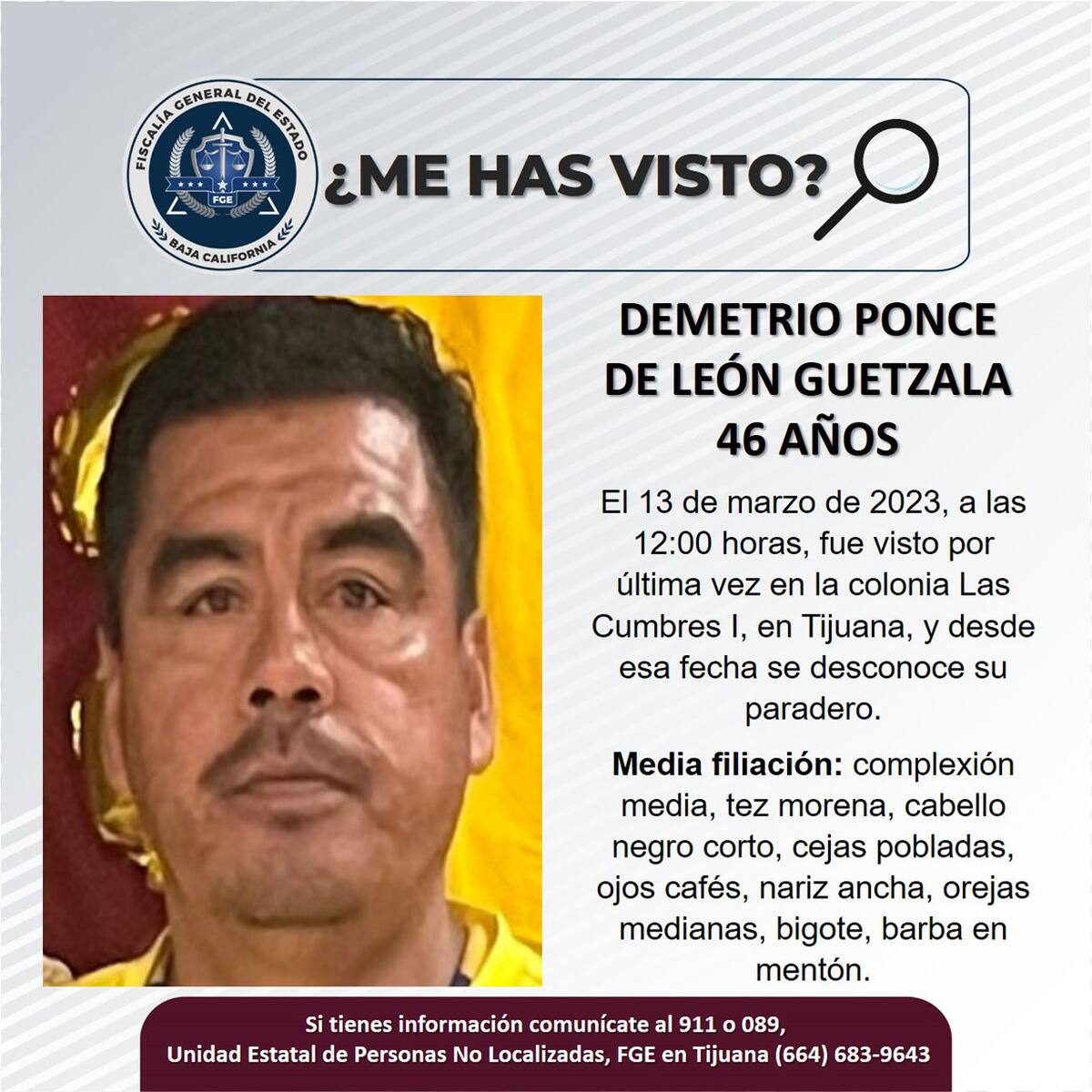 Pesquisa de Demetrio Ponce De León Guetzala.