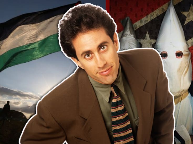 Actor Jerry Seinfeld compara el movimiento “Free Palestine” con Ku Klux Klan; “solo di que no te gustan los judíos”