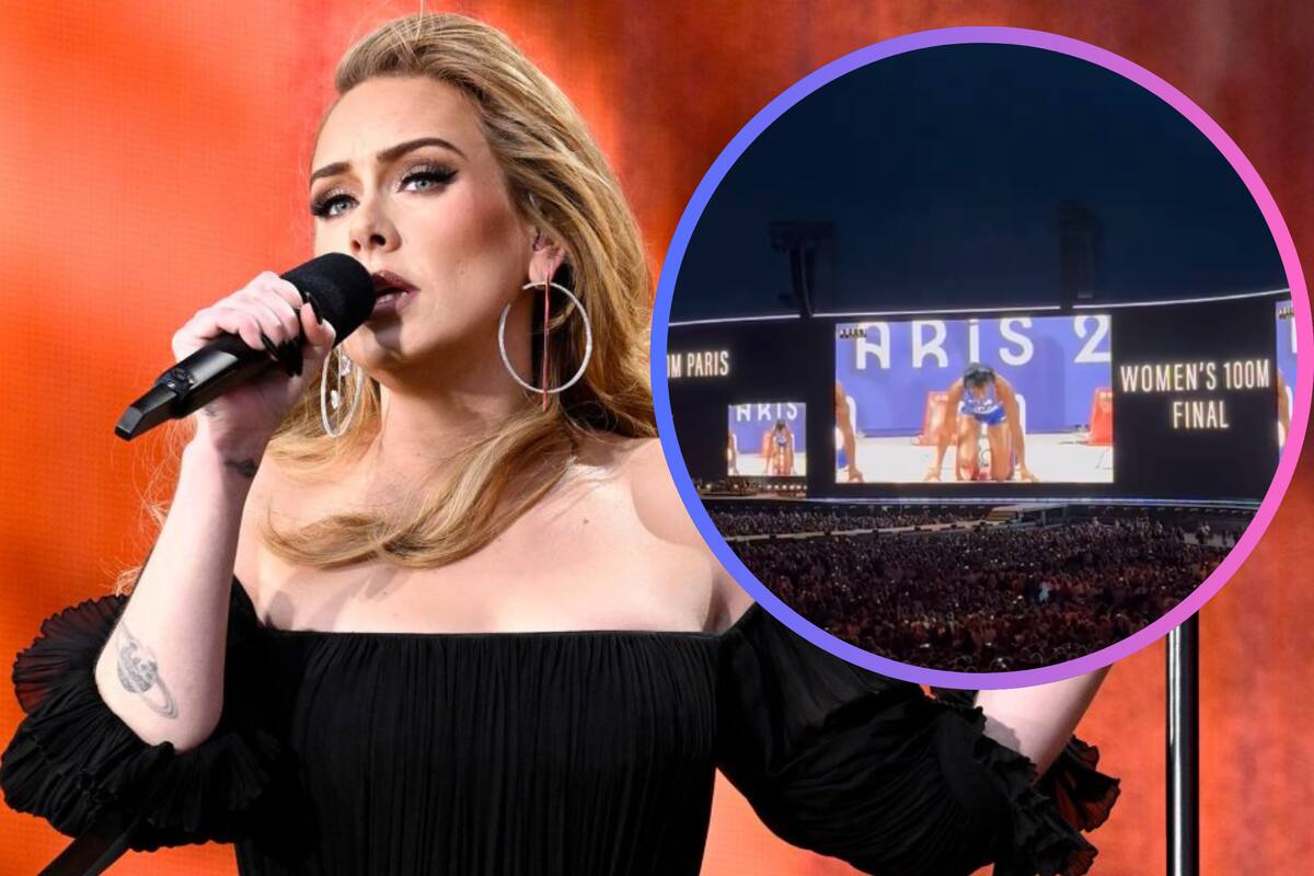 Adele interrumpe su show en Múnich para ver final olímpica