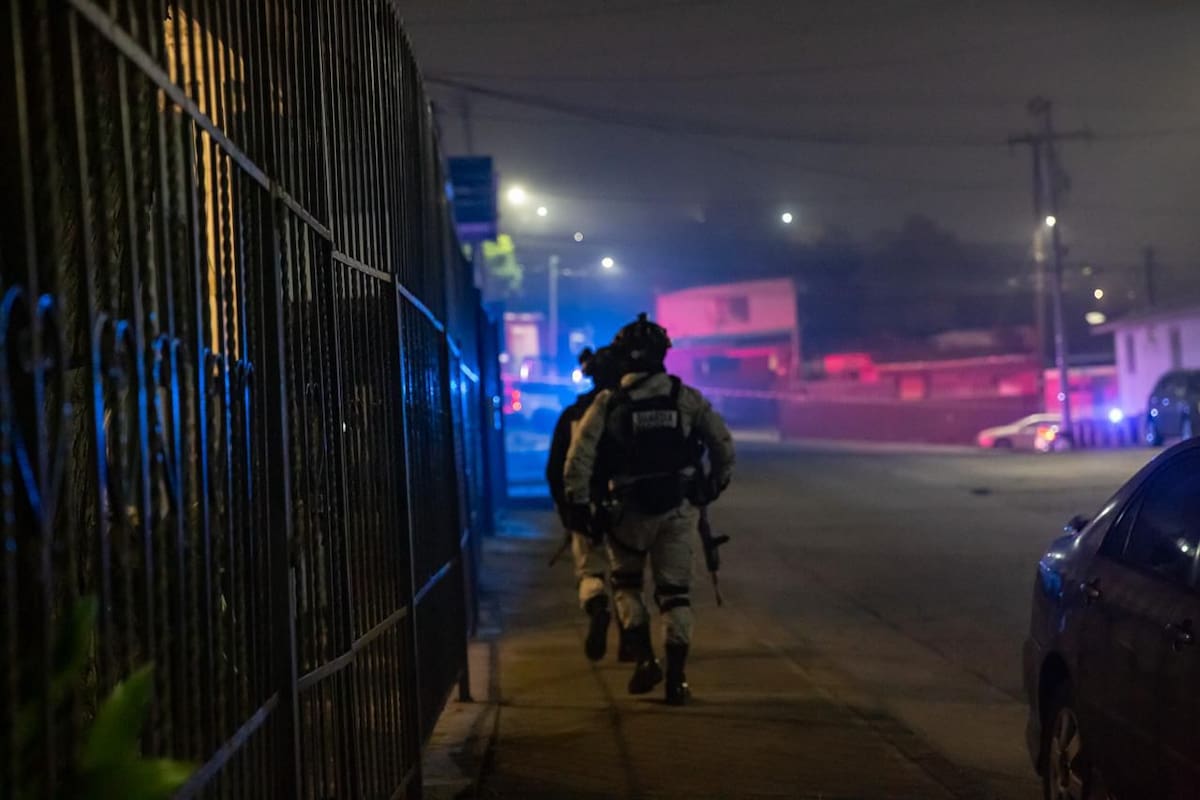 En la escena del ataque fueron hallados siete casquillos percutidos. Foto: Border Zoom