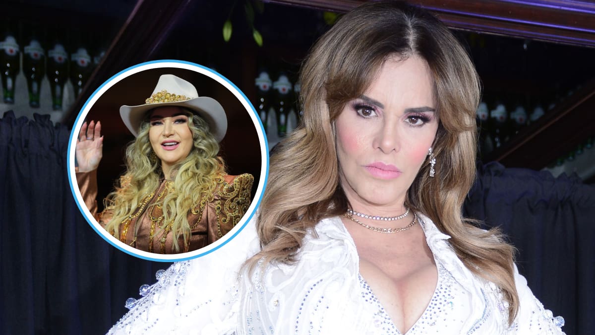 Así fue la caída de Lucía Méndez en medio de la multitud que buscaba a Alicia Villarreal: “Me lastimó un poco la columna” (VIDEO)