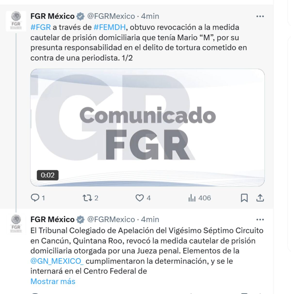 La prisión preventiva para Mario Marín, ex gobernador de Puebla, fue revocada por parte de la Fiscalía General de la República (FGR). | Especial