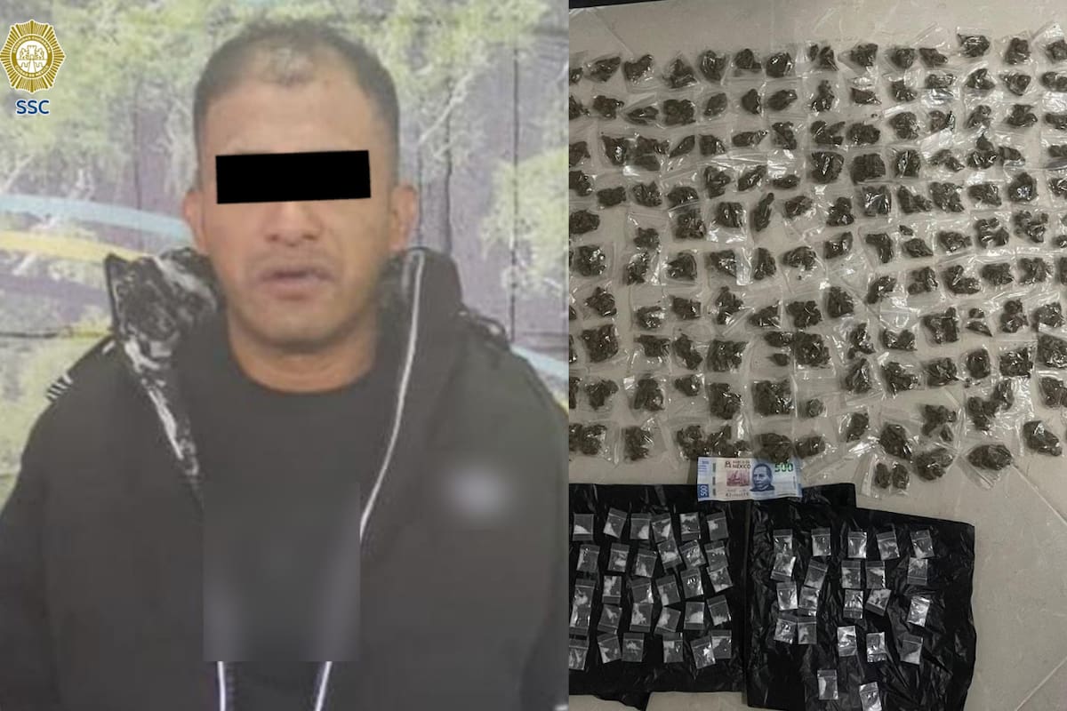 Capturan a “El Chino” y su banda: Líder de los “Montachoques” y distribuidor de drogas en la CDMX
