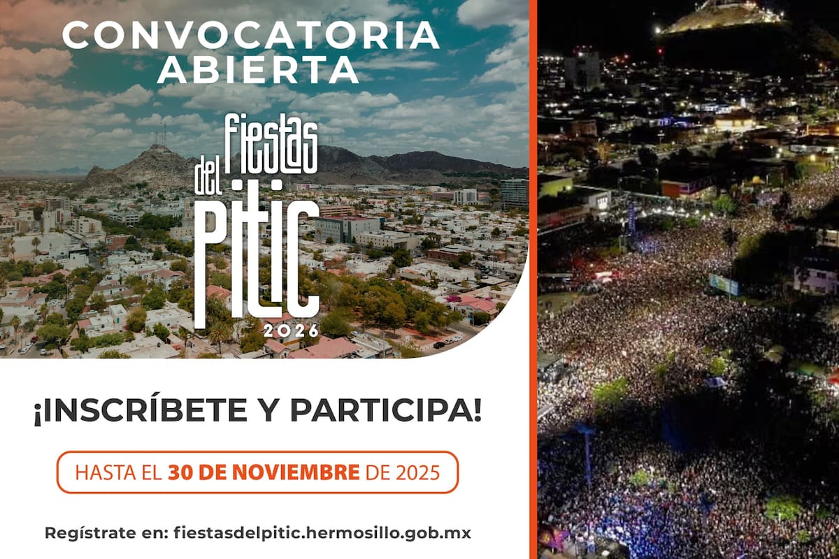Fiestas del Pitic 2026 buscan artistas y la convocatoria ya está abierta: esta es TODA la información