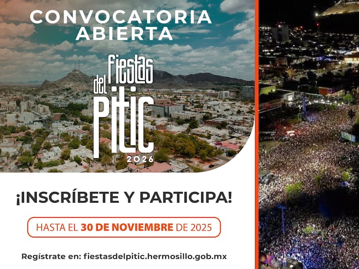 Fiestas del Pitic 2026 buscan artistas y la convocatoria ya está abierta: esta es TODA la información