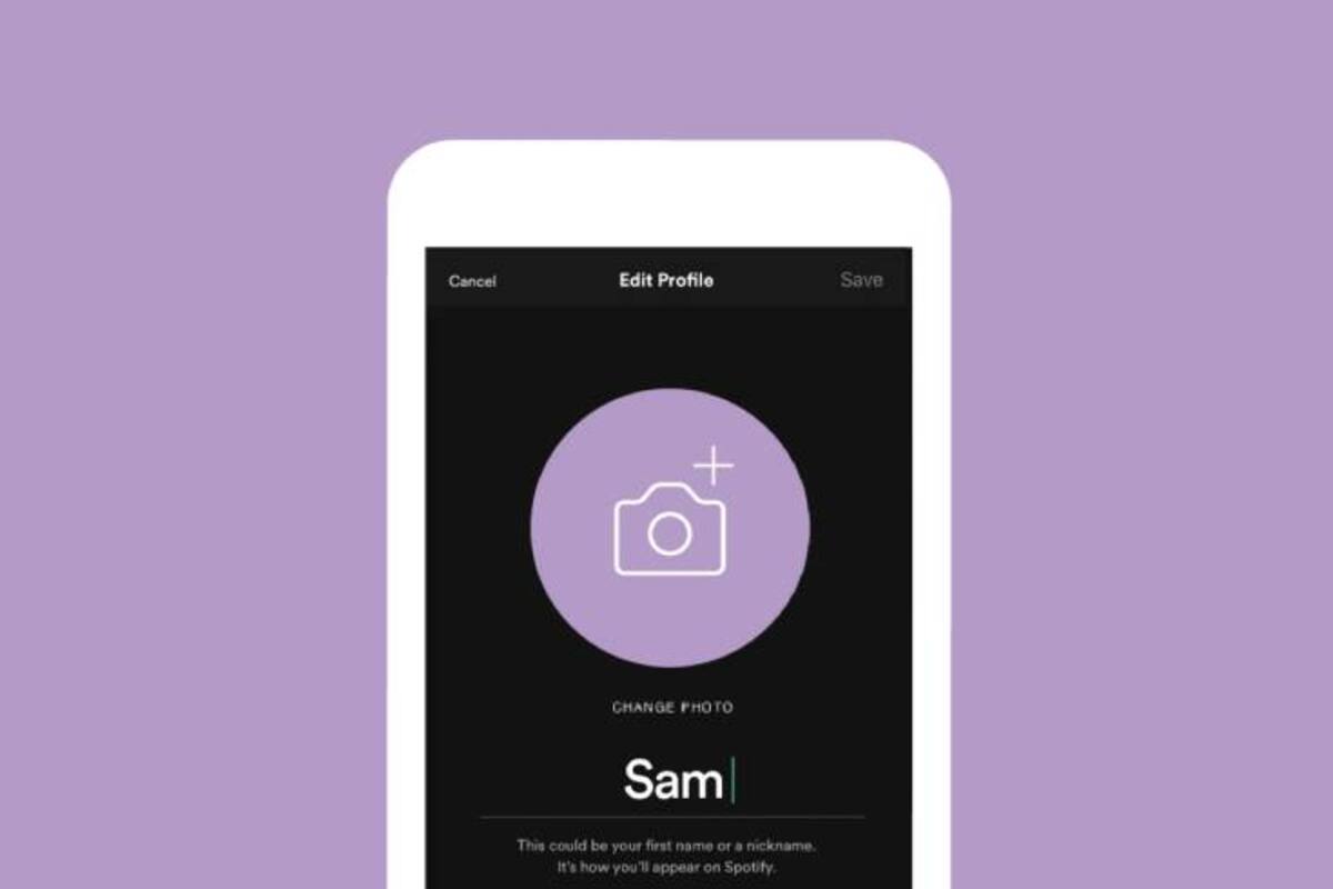 Spotify ya te permite cambiar la foto de perfil desde sus apps
