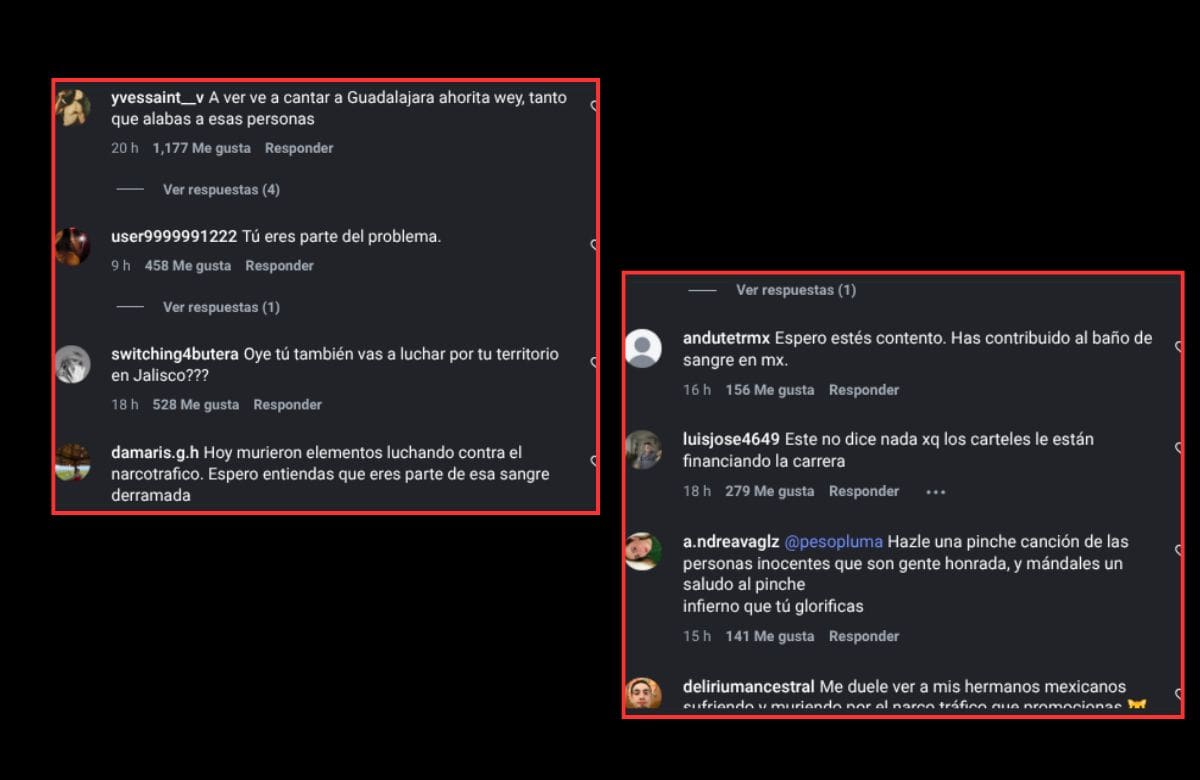 Crítican a Peso Pluma por su música en medio de una crisis de seguridad en Jalisco | Instagram @pesopluma