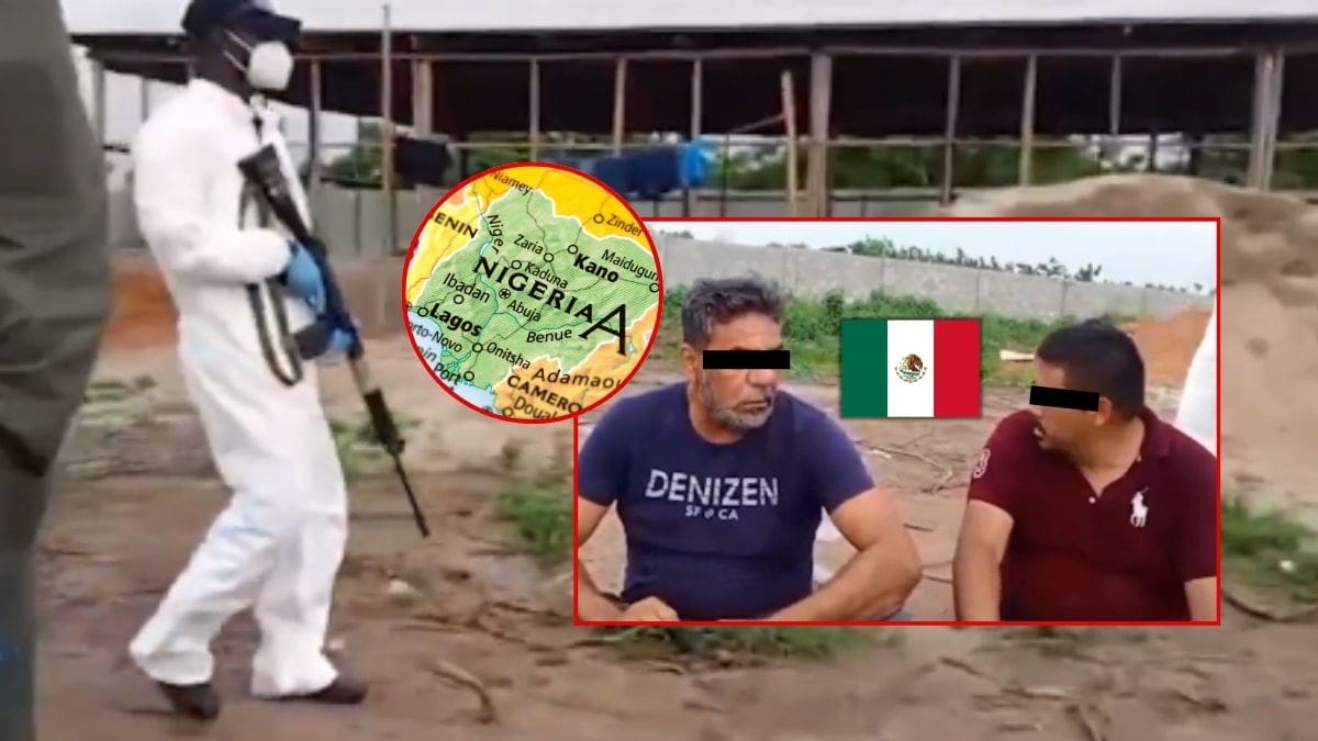 Caen tres mexicanos en Nigeria vinculados al narcotráfico tras detectar un mega laboratorio con capacidad industrial oculto en un bosque y el valor del decomiso fue de 363 millones de dólares