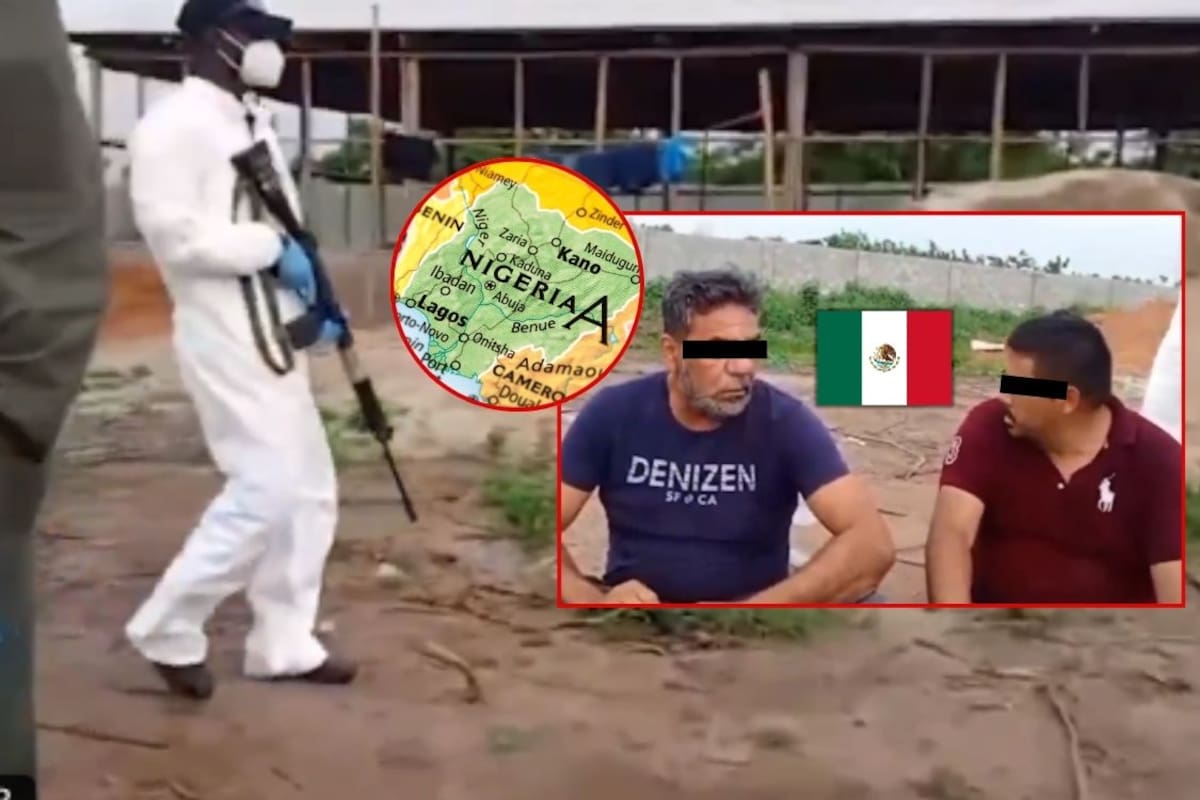 Caen tres mexicanos en Nigeria vinculados al narcotráfico tras detectar un mega laboratorio con capacidad industrial oculto en un bosque y el valor del decomiso fue de 363 millones de dólares