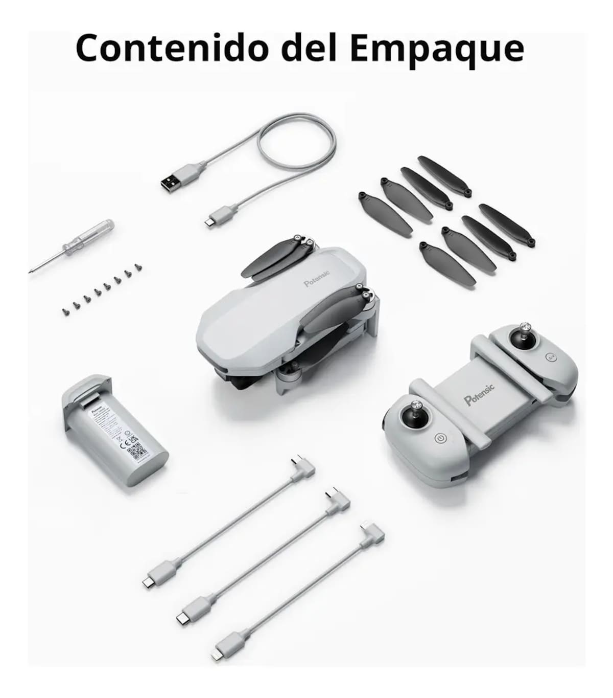 Dron compacto Potensic Atom SE (Gris) | Mercado Libre