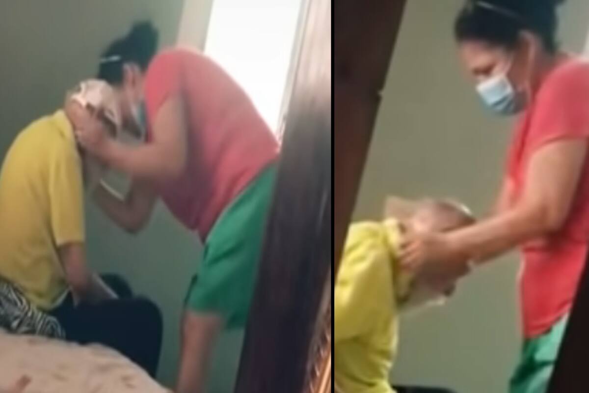 VIDEO: su esposo la abandonó, pero ella nunca dejó de cuidar a su ex suegro