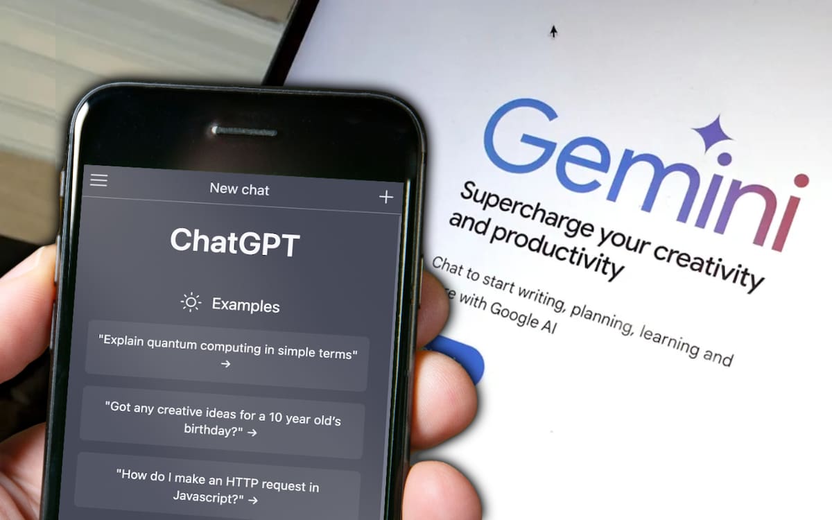 ChatGPT. Google Gemini. IA.
