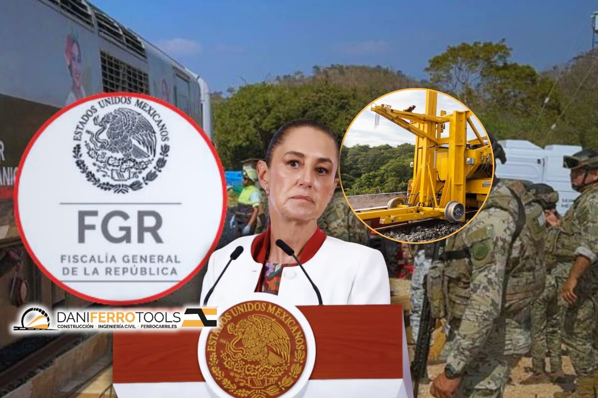 Tras el descarrilamiento del Tren Interoceánico, que dejó 14 muertos, la empresa Daniferrotools fue señalada en una denuncia ante la FGR, pero negó ser responsable y aseguró que nunca hizo los trabajos para los que fue contratada, ya que su contrato fue cancelado hace más de seis años