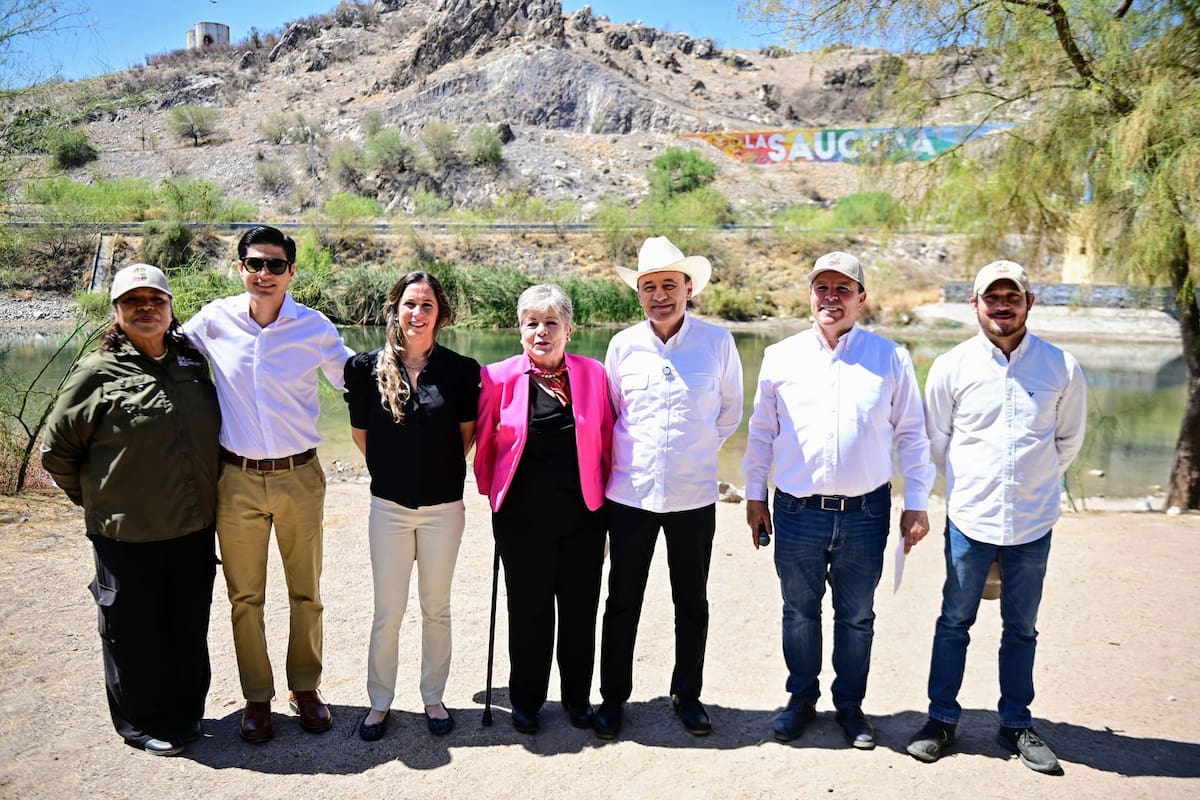 Durazo y Semarnat constatan segunda etapa del Bosque Urbano La Sauceda