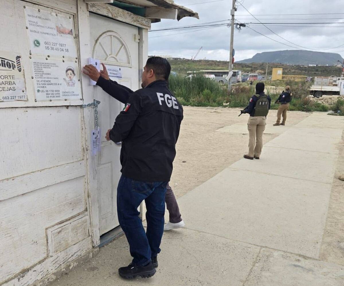 Los cateos se realizaron para localizar a Abel Josué Rosas Serrano, de 19 años, Samuel Israel Rico Orozco, de 23 años, y Eduardo Morfín Reyes, de 20 años.