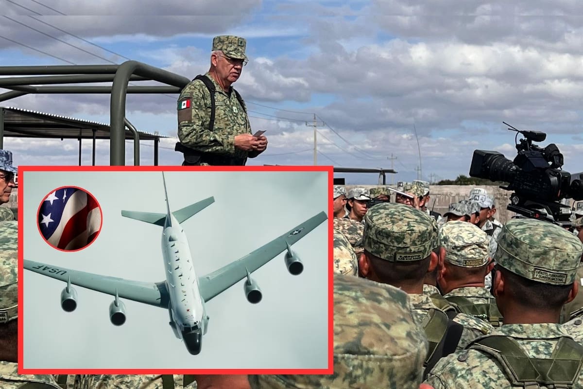 Secretaría de Defensa niega que avión militar de EU sobrevolara zonas de México: Fue “sobre aguas internacionales”