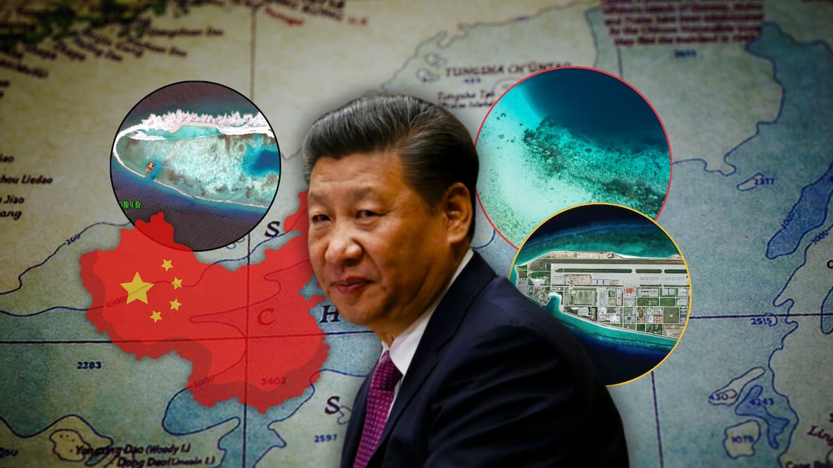China ha estado tirando toneladas de arena al mar por 12 años como una estrategia para expandir su zona terrestre con islas artificiales, pero esto ya creó tensiones militares con otros gobiernos y está destruyendo los ecosistemas marinos