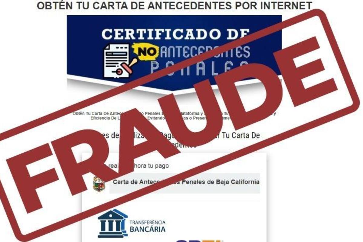 Alertan sobre fraude en expedición de carta de antecedentes
