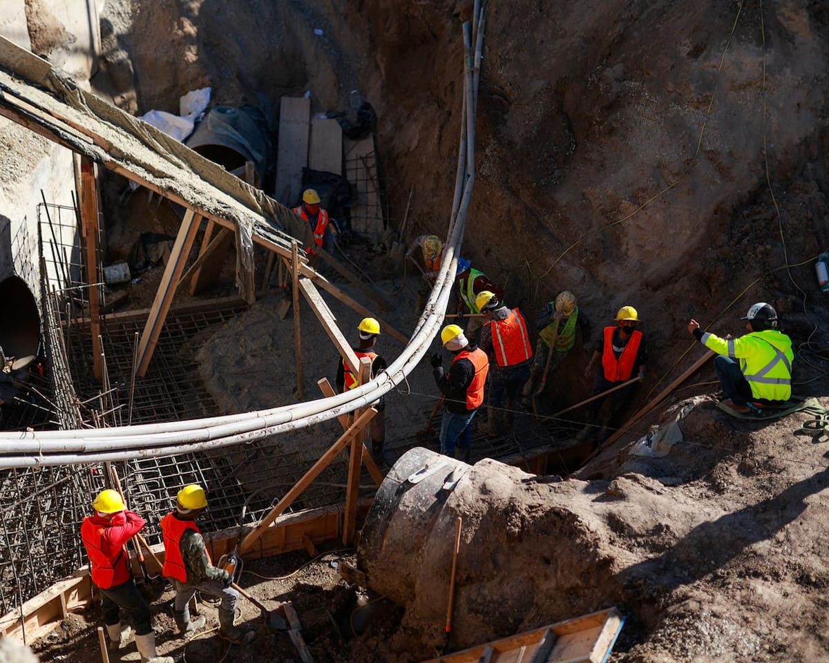Una vez concluidos los trabajos, la recuperación del servicio será de manera paulatina conforme avance la puesta en operación del sistema. Foto: Cortesia