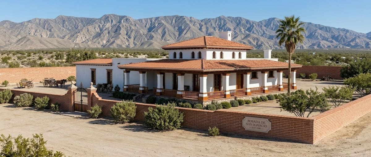 Cuenta la leyenda que, hace mucho tiempo, sobre la carretera de Mexicali a San Felipe, a la altura del kilómetro 25, existía un restaurante de lujo llamado La Posada l Foto Generada con IA