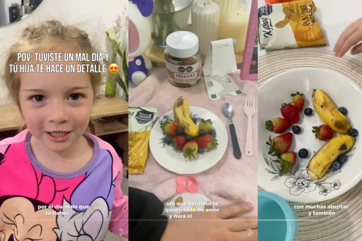 VIRAL: hombre tiene mal día y su hija lo recibe con una cena sorpresa en casa para animarlo
