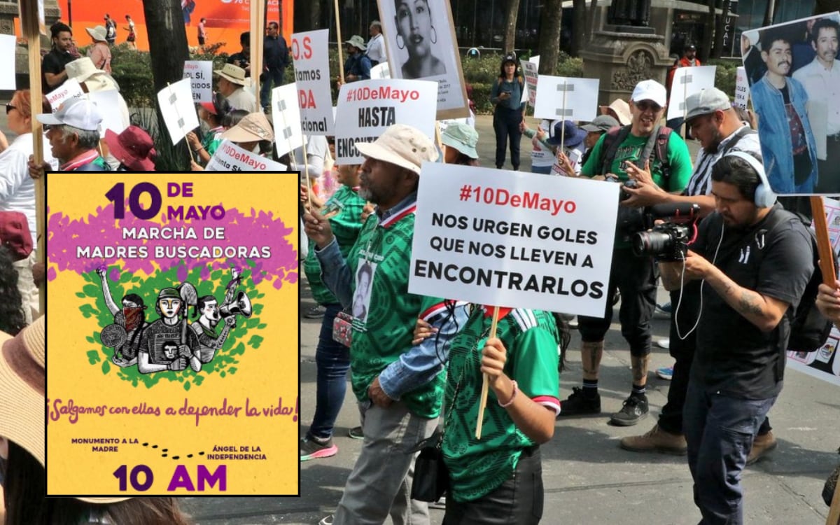 Madres buscadoras marchan este 10 de mayo en CDMX: así será la XIV Marcha de la Dignidad Nacional