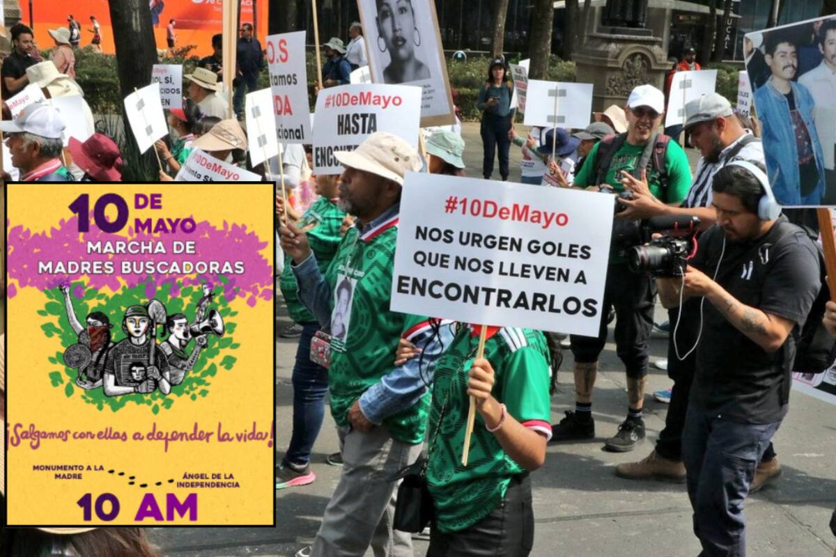 “No hay nada que festejar”: En pleno 10 de mayo, buscadoras vuelven a tomar las calles para denunciar la crisis de desapariciones y exigir resultados a las autoridades