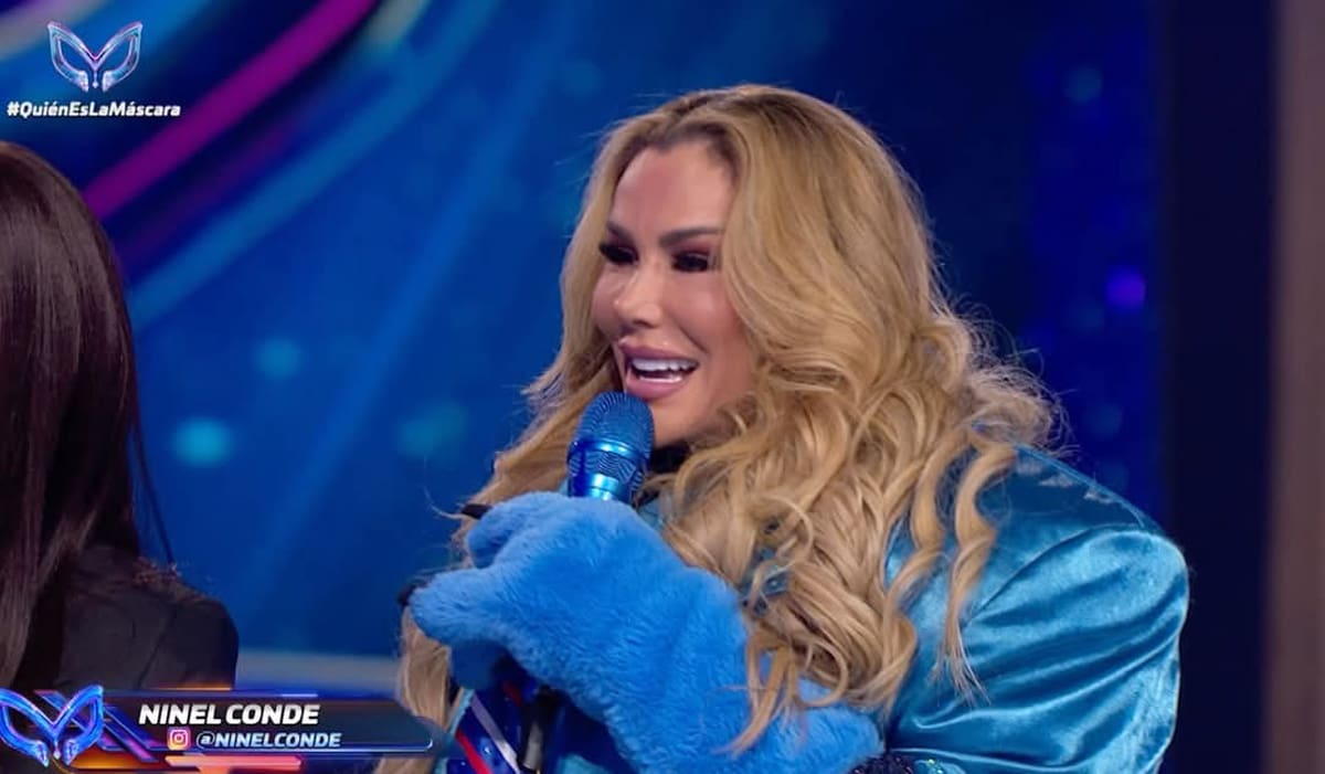 Ninel Conde dio vida al personaje de "Azul" en "¿Quién es la máscara?".