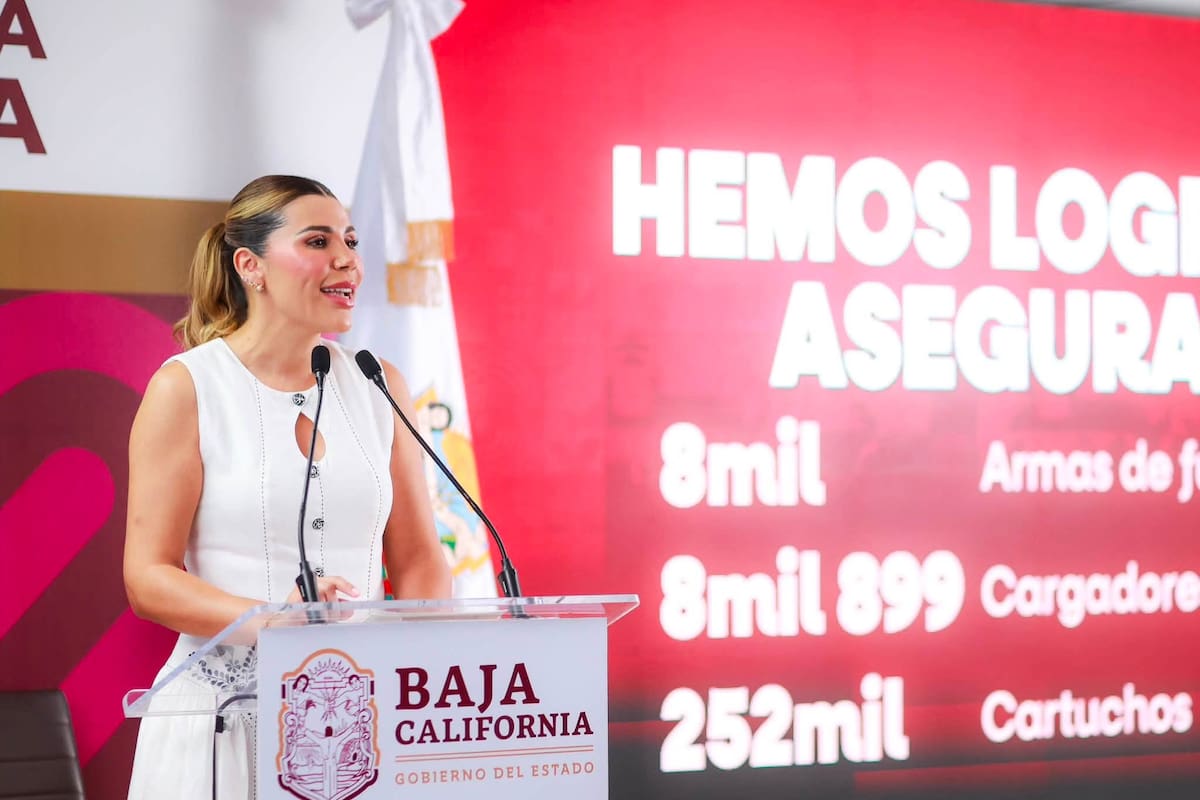 Más de 8 mil armas han sido retiradas de las calles de Baja California, informa Gobierno del Estado