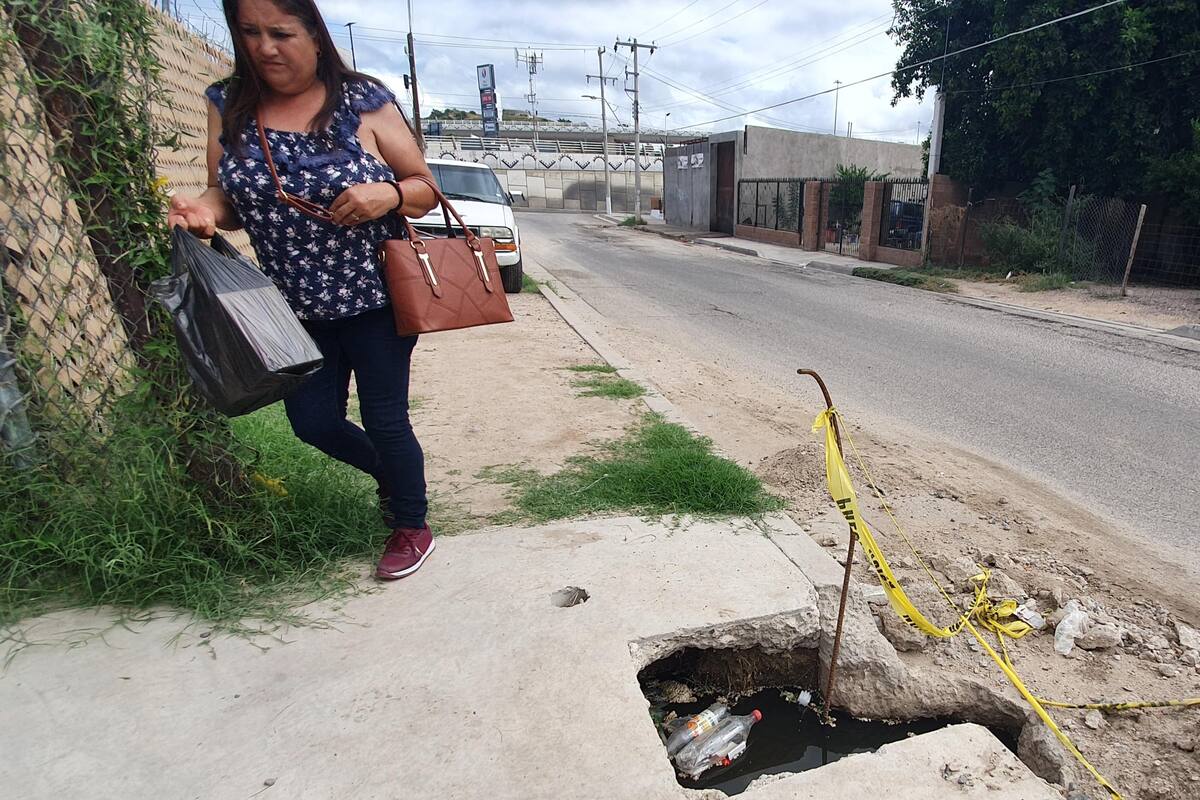 Preocupa a vecinos fuga de drenaje