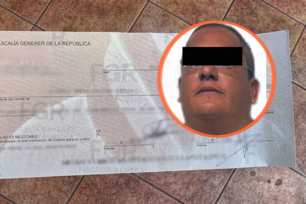 José “N” llegó a un banco para cobrar 420 mil 800 pesos con un cheque falso, pero la operación fue detectada antes de concretarse y terminó con su detención, tras lo cual un juez federal ordenó prisión preventiva