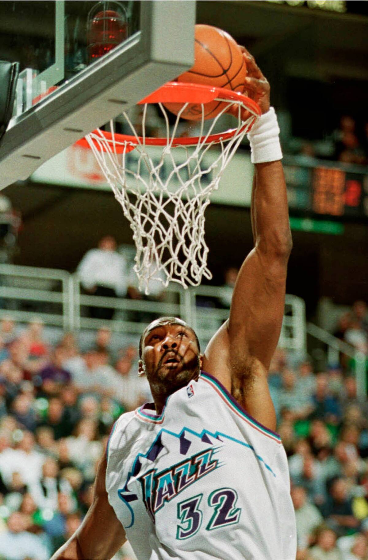 Karl Malone. scw/Photo by Steve C. Wilson REUTERS