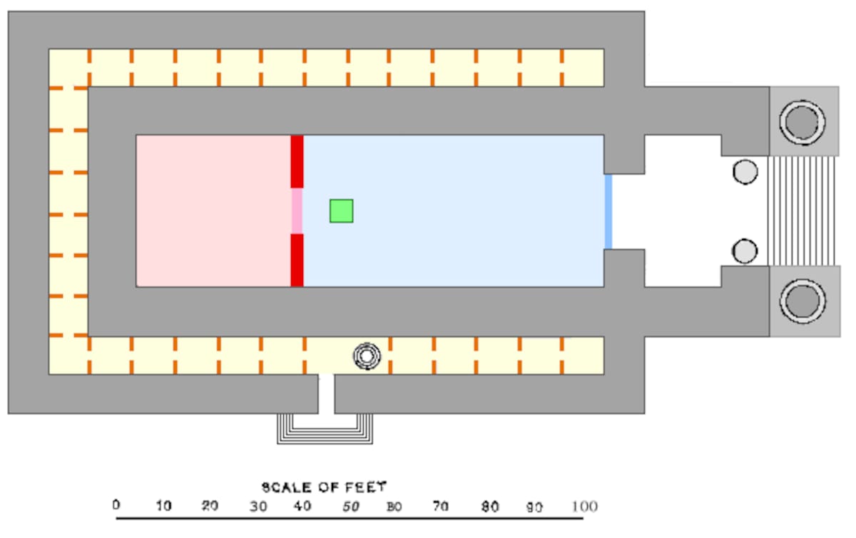 Reconstrucción de los recintos del Templo de Salomón / Imagen tomada de Wikipedia