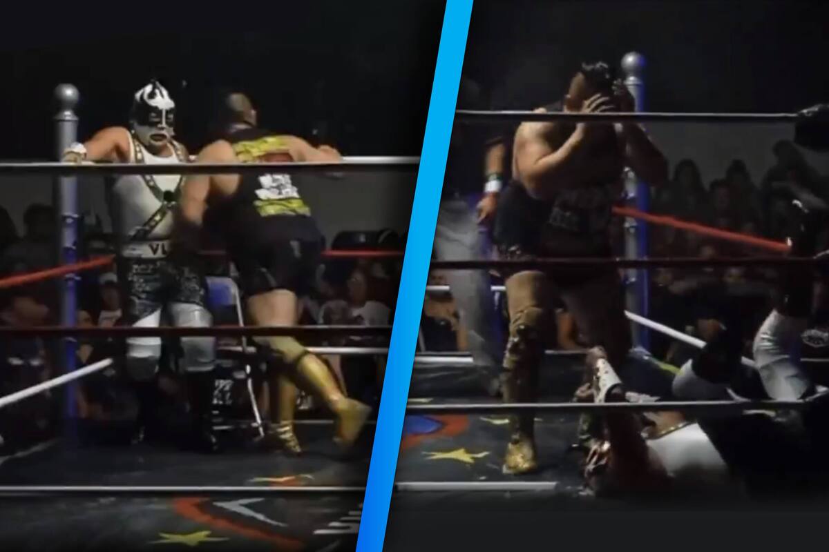 VIDEO: ¡Espeluznante lesión! Lámpara atraviesa el brazo de Ursus en Lucha Libre en Querétaro