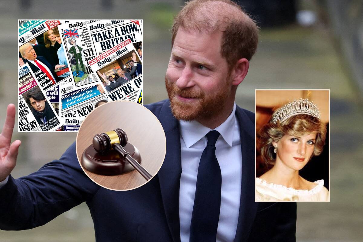 Príncipe Harry, Elton John y otras celebridades demandaron a los editores del Daily Mail por supuestas prácticas ilegales para obtener información privada