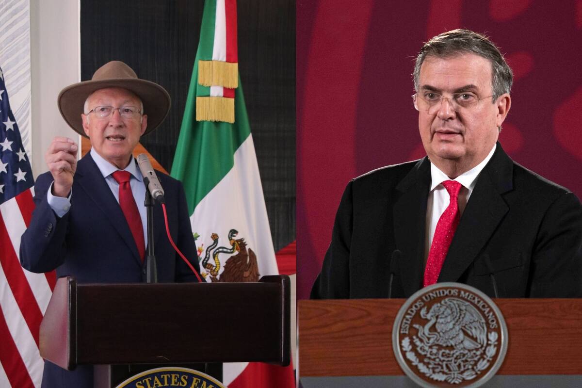 Ebrard cuestiona a Ken Salazar sobre trabajo en reducción de tráfico de armas "Estados Unidos tiene que decir qué ha logrado"