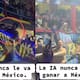 “La ironía es hilarante”: hombres se agarran a golpes en lucha libre y los luchadores detienen el show para mirarlos
