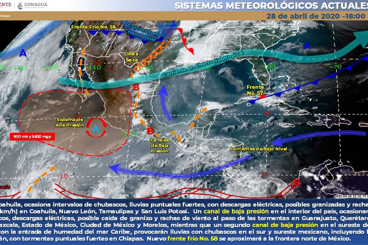 ¿Cómo estará el clima?: Prevén lluvias para varios estados