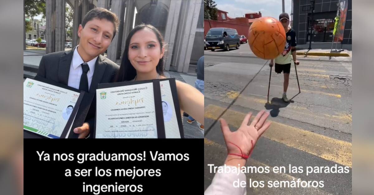 Pareja de ingenieros han tenido que trabajar en crucero pese a su título universitario. Foto: Especial (Capturas de video)