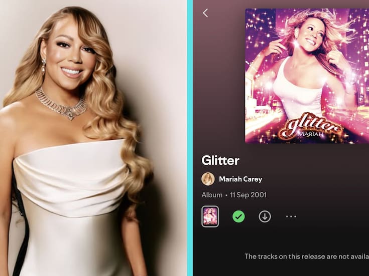 Álbum “Glitter” de Mariah Carey desaparece de Spotify y otras plataformas digitales: que pasó y por qué ya no está disponible
