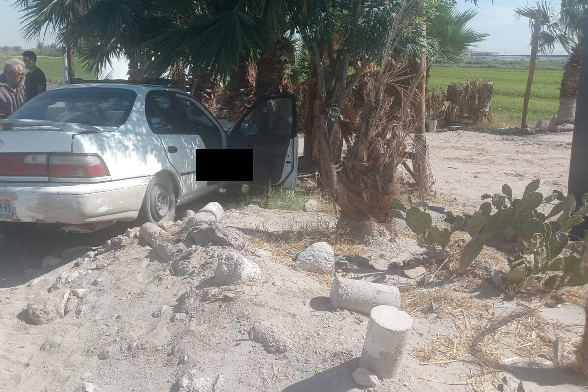 Muere adulto mayor en choque