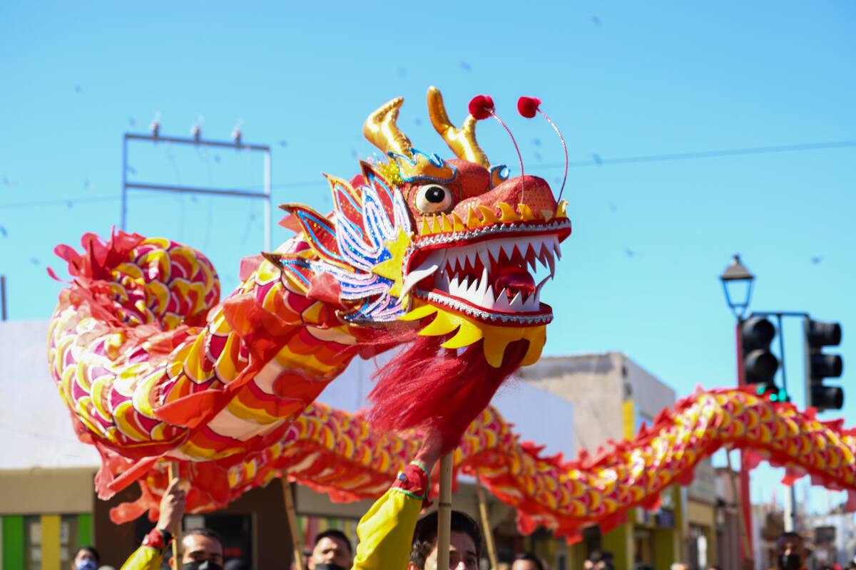 Festejan el Año Nuevo Chino en Mexicali
